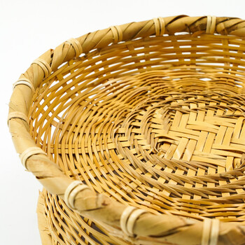 和食器 晒竹 高台編み蕎麦ざる 6寸 送料無料-4