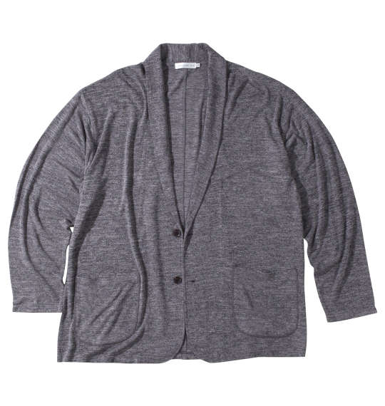 大きいサイズ launching pad ショールジャケット+半袖Tシャツ 3L 4L 5L 6L MC833802-04122 ラッピング可 送料無料 即日発送-1