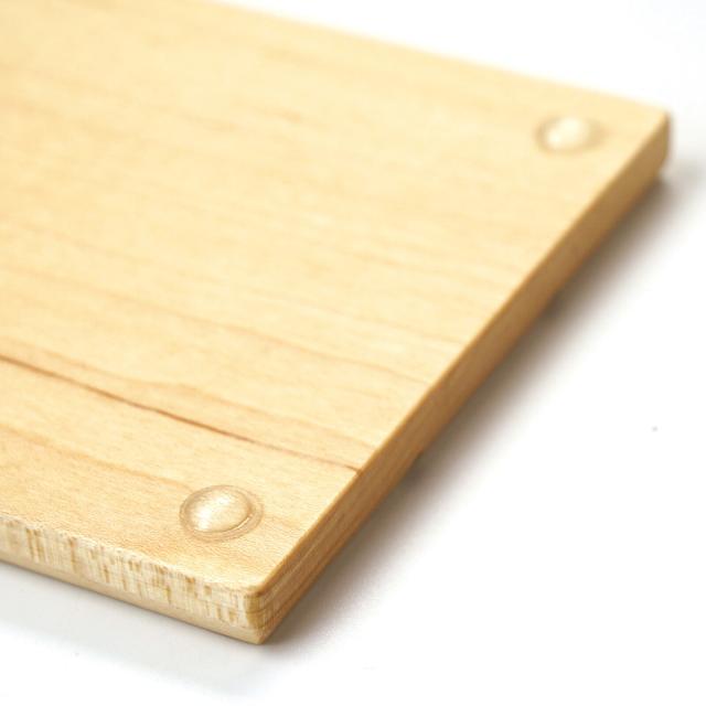 木製 板チョコ型プレート ブラウン ホワイト 日本製 送料無料-8