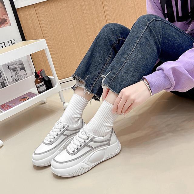 スニーカー 厚底スニーカーレディース 疲れない 送料無料 即日発送-7