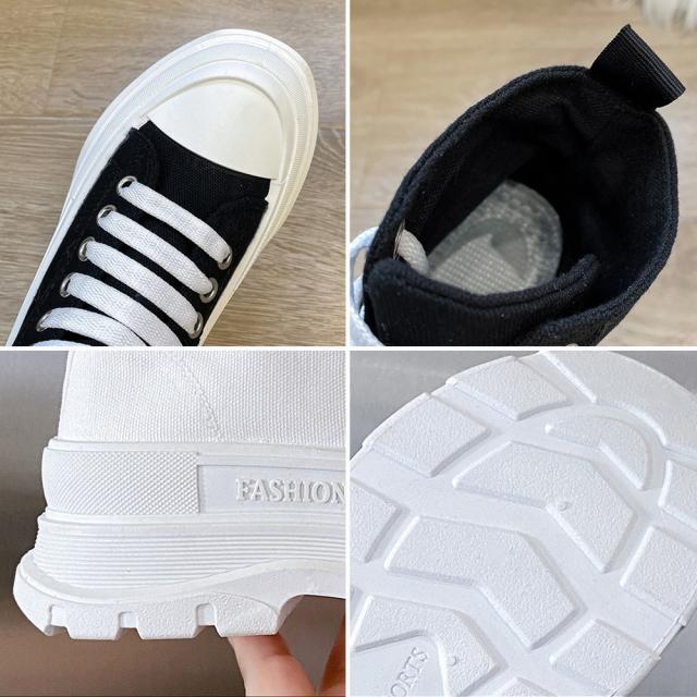 スニーカー ハイカットスニーカー 厚底スニーカー 送料無料 即日発送-3