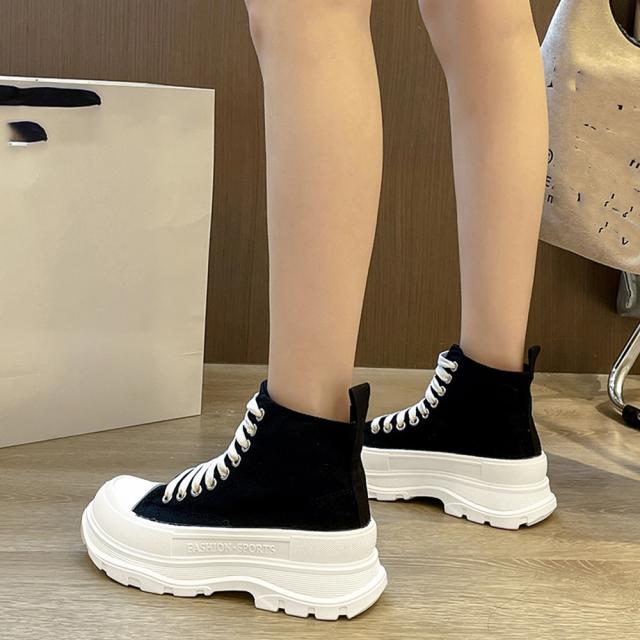 スニーカー ハイカットスニーカー 厚底スニーカー 送料無料 即日発送-5