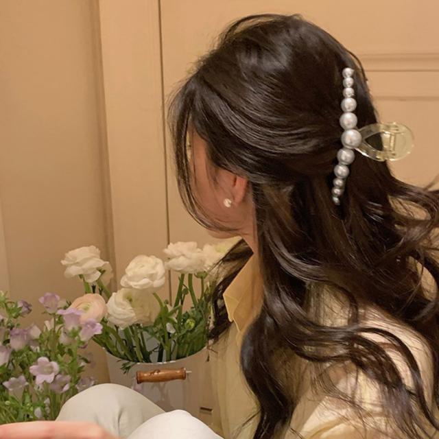 ヘアクリップ 大きめヘアアクセサリー黒 送料無料 即日発送-7