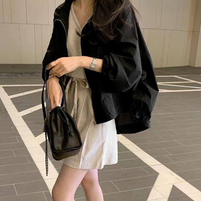 ジップパーカー長袖 紫外線UV対策 送料無料 即日発送-4