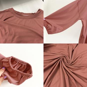 長袖Tシャツ ドロップショルダーTシャツ 送料無料 即日発送-9