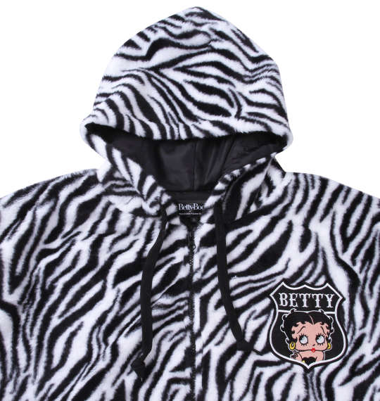 大きいサイズ BETTY BOOP フェイクファーフルジップパーカージャケット 3L 4L 5L 6L MC836221-04991 ラッピング可 送料無料 即日発送-3