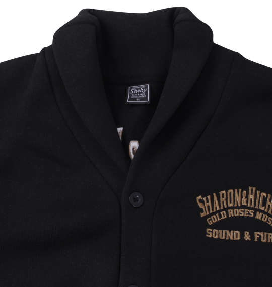 大きいサイズ SHELTY ニットフリースルード系刺繍ショールカーディガン 3L 4L 5L 6L MC833012-05026 ラッピング可 送料無料 即日発送-3