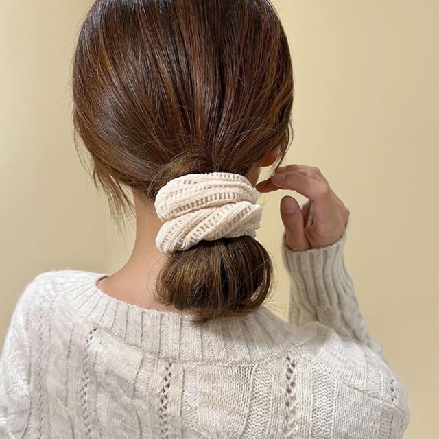 シュシュ 7本セット秋冬ヘアアクセサリー 送料無料 即日発送-5