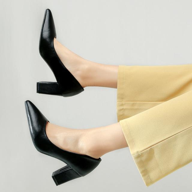 太ヒールパンプス レディース通勤 美脚 送料無料 即日発送-7