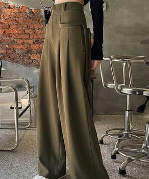 ワイドパンツ レディースハイウエスト 送料無料 即日発送-6