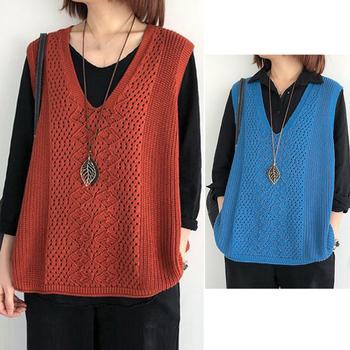 ニットベスト レディース ニットジレ秋冬 SK19846695-5583 送料無料 即日発送-6