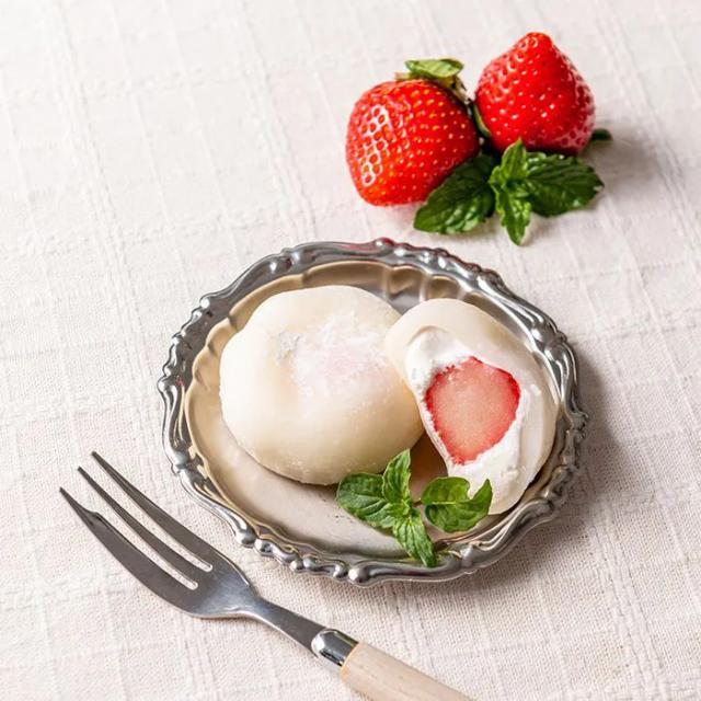 ホシフルーツ あまおうのクリームいちご大福ｆｕｗａｒｕ 30個セット 送料無料-9