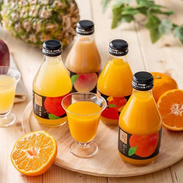 ホシフルーツ にほんのご馳走果実ジュース 山梨 和歌山桃 6個セット 送料無料-9