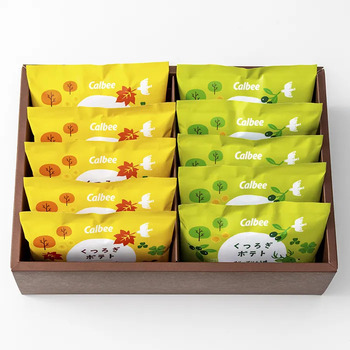 カルビー くつろぎポテト１０袋 ラッピング可 送料無料-0