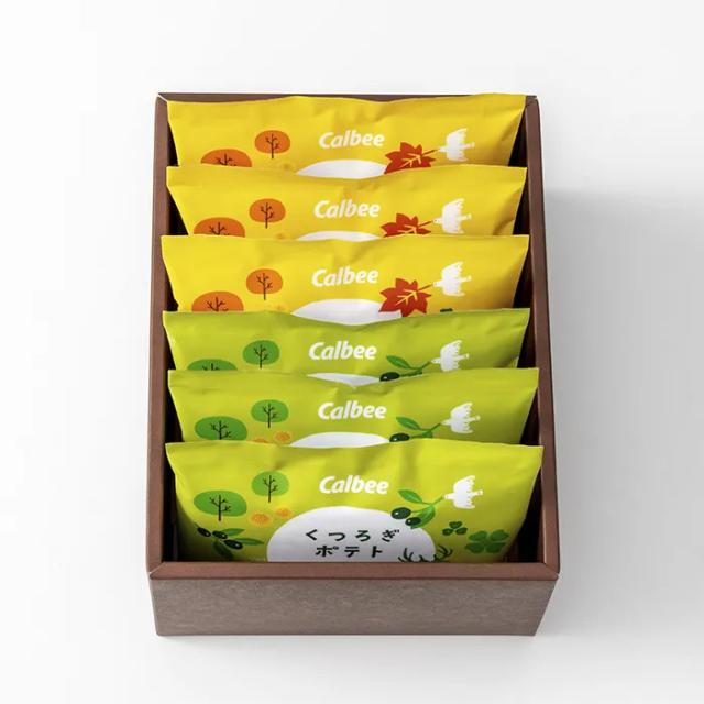カルビー くつろぎポテト6袋 ラッピング可 送料無料-1