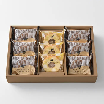 森の庭 焦がしキャラメルがしみ込んだバーム詰合せ ９個入 ラッピング可 送料無料-4