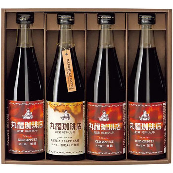 丸福珈琲店 アイスコーヒー４本 ラッピング可 送料無料-3