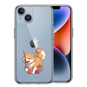 iPhone14 ケース クリア わんこ 柴犬 2 スマホケース 側面ソフト 背面ハード ハイブリッド 送料無料-0