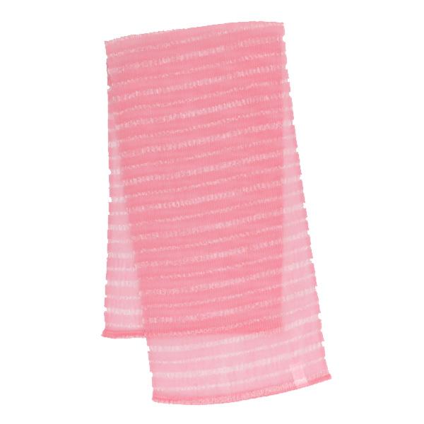 すご泡?ナイロンタオルロングふつうピンク 5個セット 送料無料 即日発送-1