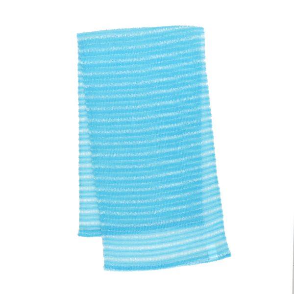 すご泡?ナイロンタオルかためブルー 5個セット 送料無料 即日発送-1