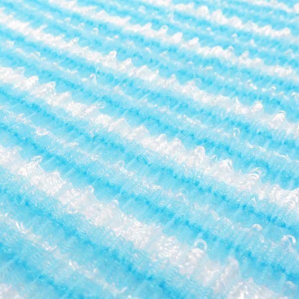 すご泡?ナイロンタオルかためブルー 5個セット 送料無料 即日発送-2