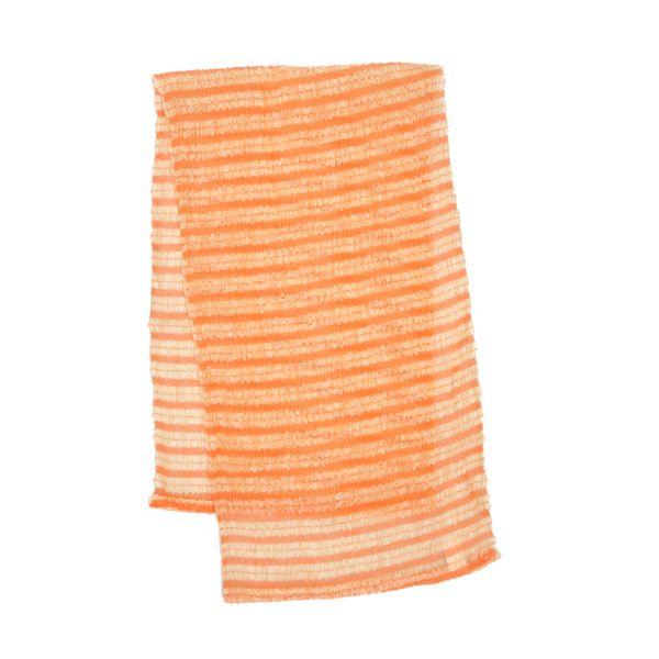 すご泡？ナイロンタオルやわらかめオレンジ 5個セット 送料無料 即日発送-1