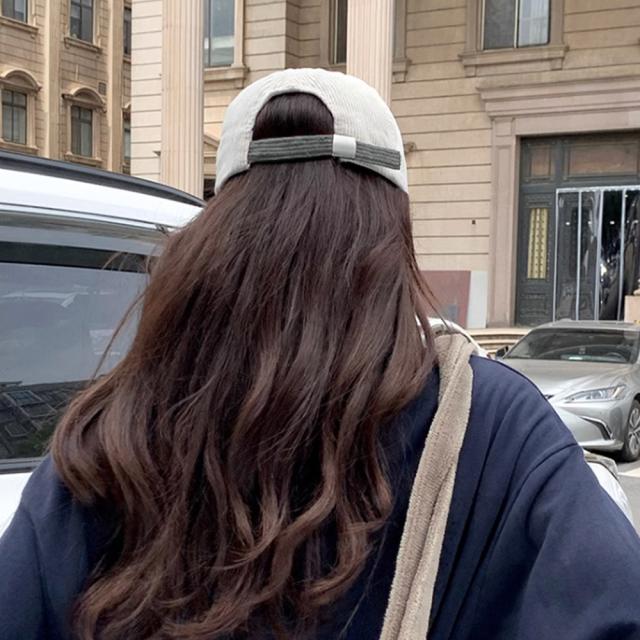 無地キャップ コーデュロイ レディース 送料無料 即日発送-5