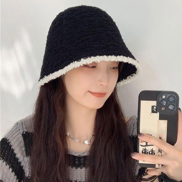 ファー帽子 バケットハット 秋冬 送料無料 即日発送-8