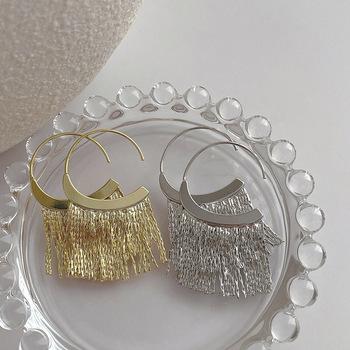 タッセルフープピアス メタルピアス 送料無料 即日発送-9