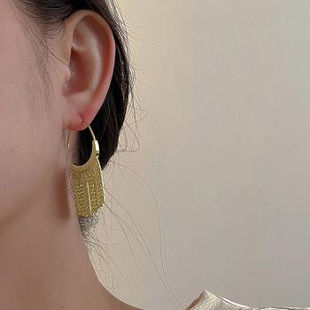 タッセルフープピアス メタルピアス 送料無料 即日発送-8