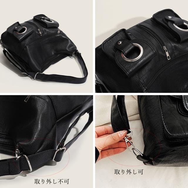 ショルダーバッグ 大容量 2way 送料無料 即日発送-3