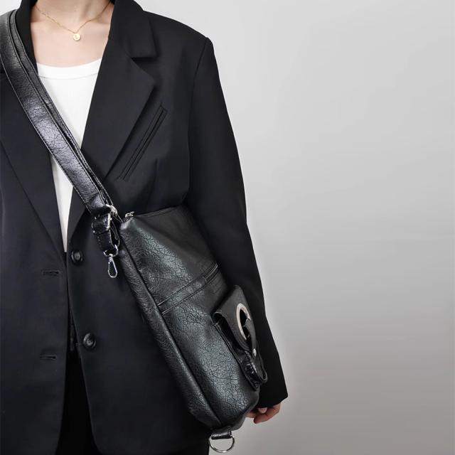 ショルダーバッグ 大容量 2way 送料無料 即日発送-5