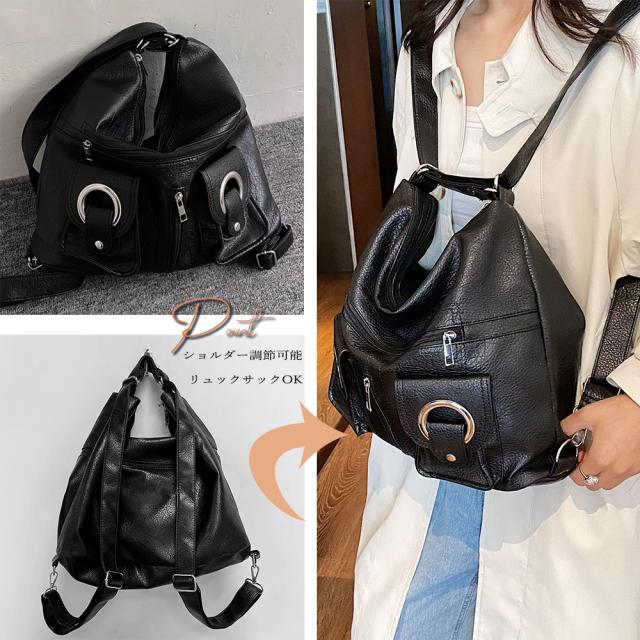 ショルダーバッグ 大容量 2way 送料無料 即日発送-6