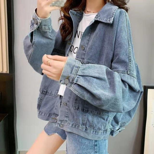 デニムジャケット レディース バックロゴ SK19921884-7231 送料無料 即日発送-9