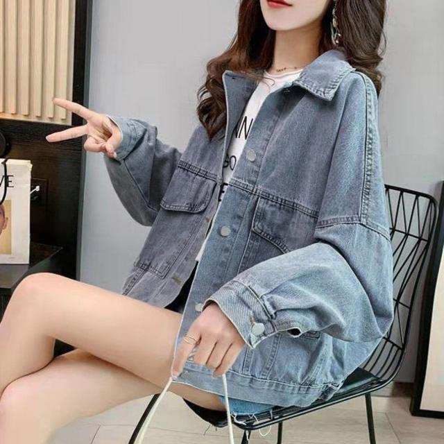 デニムジャケット レディース バックロゴ SK19921884-7231 送料無料 即日発送-7