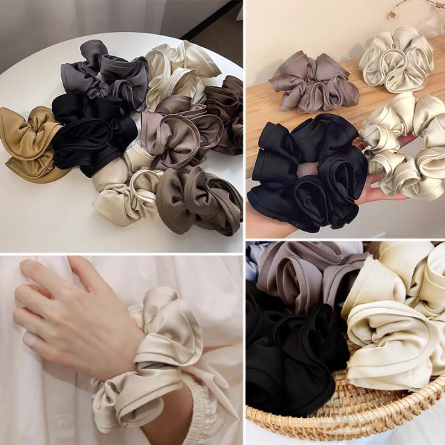 シュシュ大きめ 大人 ボリュームヘアゴム 送料無料 即日発送-9