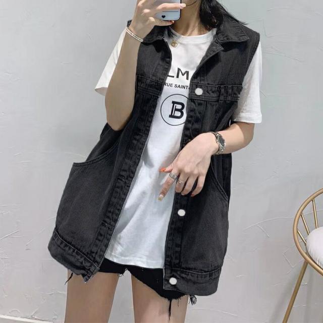 デニムベスト レディース デニムチョッキ SK19921881-7234 送料無料 即日発送-4
