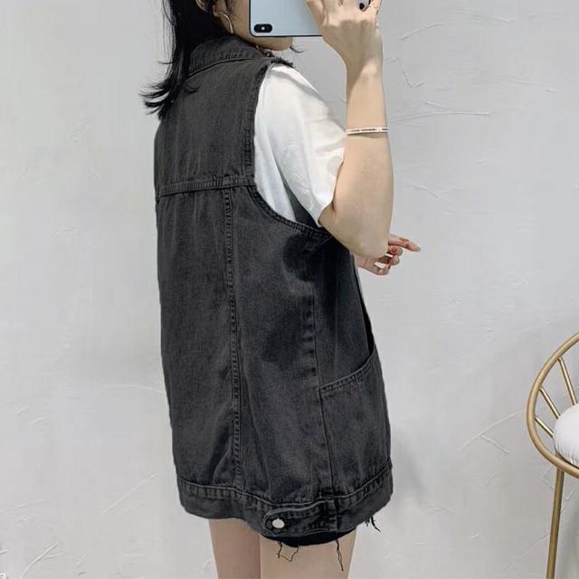 デニムベスト レディース デニムチョッキ SK19921881-7234 送料無料 即日発送-6