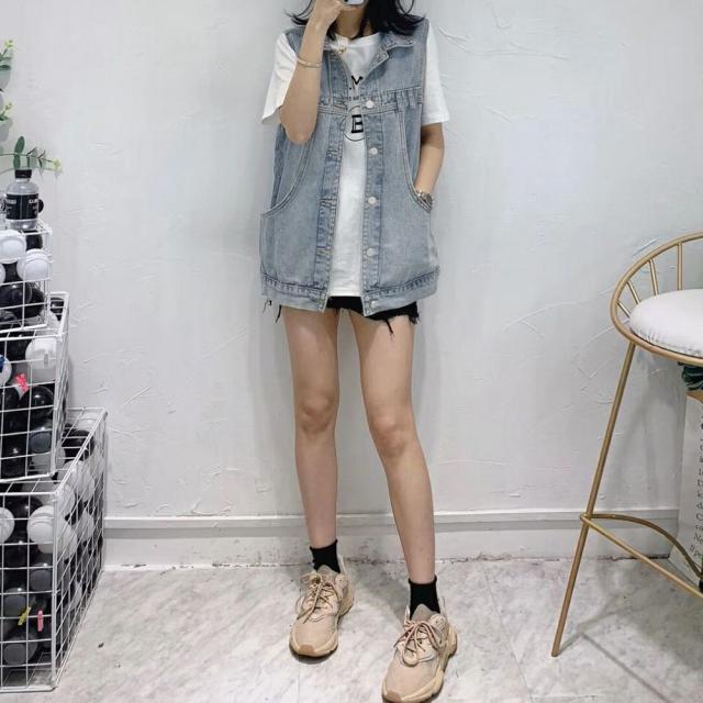 デニムベスト レディース デニムチョッキ SK19921881-7234 送料無料 即日発送-7