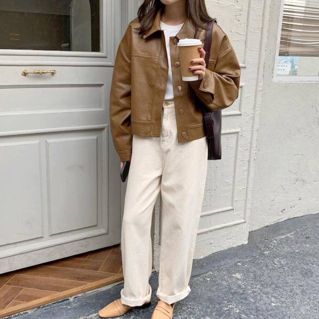 ライダースジャケット PUレザーブルゾン 送料無料 即日発送-8