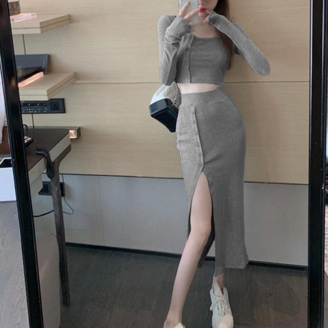 ニットセットアップ レディース上下セット 送料無料 即日発送-5