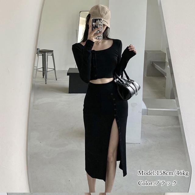 ニットセットアップ レディース上下セット 送料無料 即日発送-6