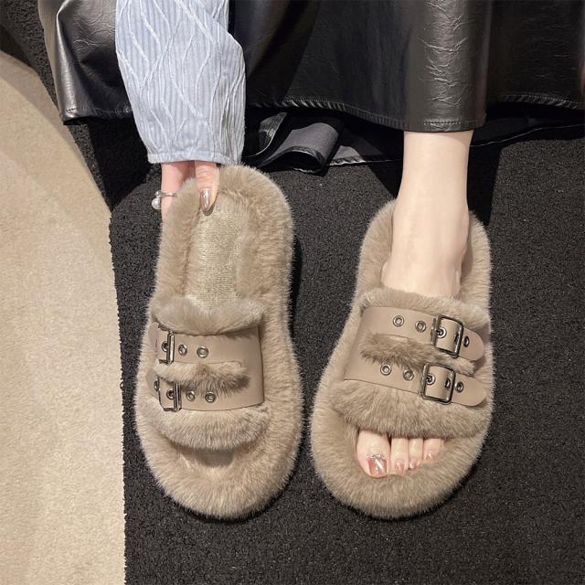 ファーサンダル レディース ボアサンダル 送料無料 即日発送-8