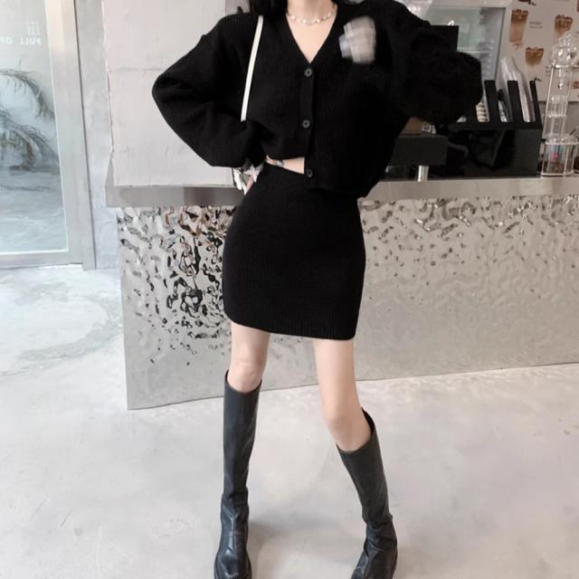 ニットセットアップ レディース 秋冬 SK19999649-9062 送料無料 即日発送-3