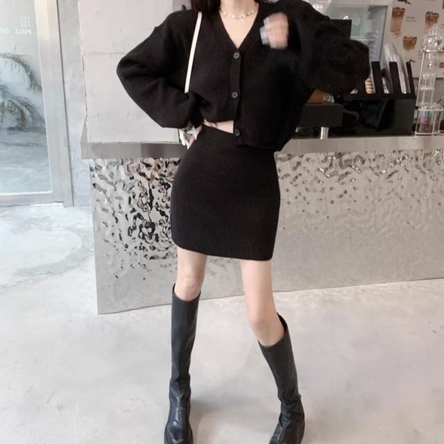 ニットセットアップ レディース 秋冬 SK19999649-9062 送料無料 即日発送-4