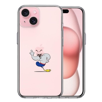 iPhone15Plus ケース クリア アラジン 魔法使い スマホケース 側面ソフト 背面ハード ハイブリッド  送料無料-0