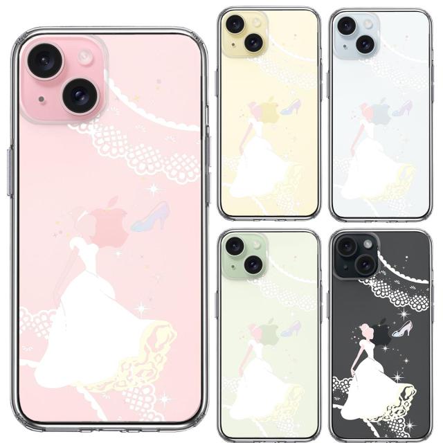 iPhone15Plus ケース クリア シンデレラ 2 スマホケース 側面ソフト 背面ハード ハイブリッド 送料無料-1