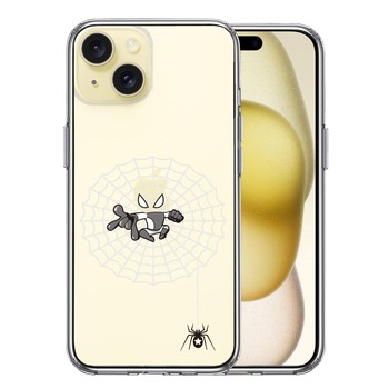 iPhone15 ケース クリア 映画パロディ 蜘蛛男 スマホケース 側面ソフト 背面ハード ハイブリッド 送料無料-0