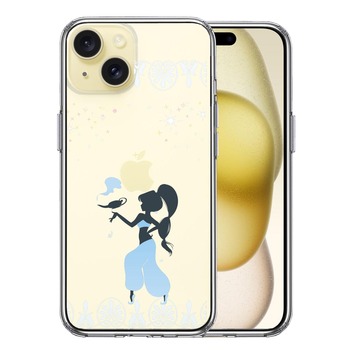 iPhone15 ケース クリア アラジン ブルー スマホケース 側面ソフト 背面ハード ハイブリッド 送料無料-0