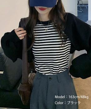 ドッキングトップス カットソー 長袖 送料無料 即日発送-3